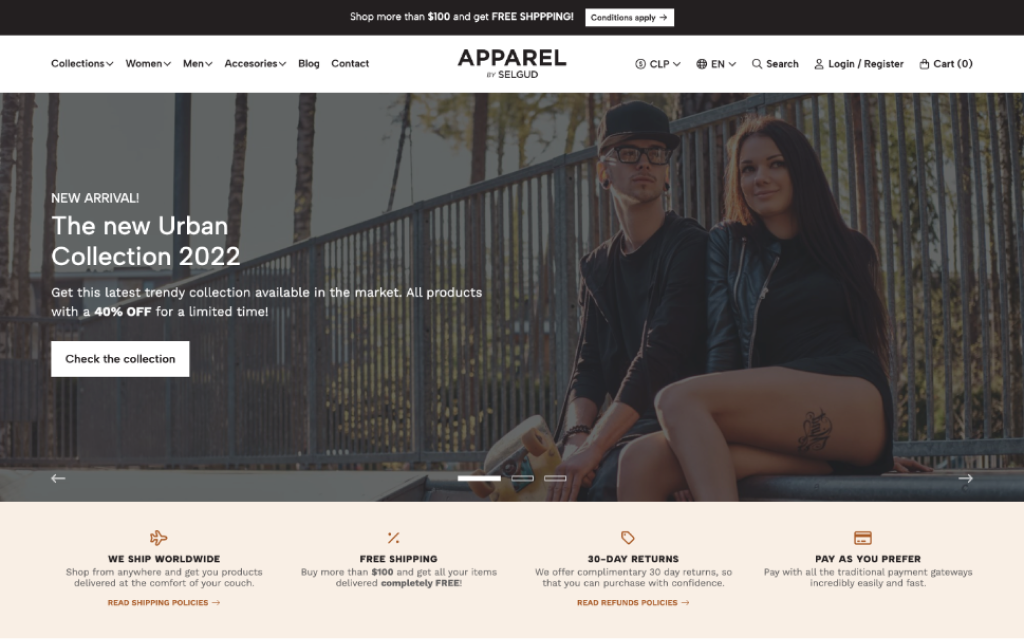 Apparel Theme by Seba Rocha